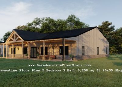 barndominiumfloorplans-Clementine-Exterior-Rendering-3250-sq-ft-Floor-plan-with-shop