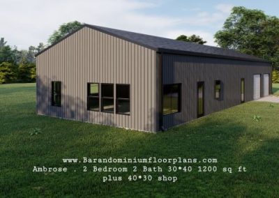 barndominiumfloorplans-ambrose-barndominium-1200-sq-ft-floor-plan-2-bed-2-bath-with-laundry-plus-shop