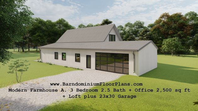 modern-farmhouse-version-a-3d-rendering-3bed-2.5-bath-2500-sq-ft-floor-plan-with-shop