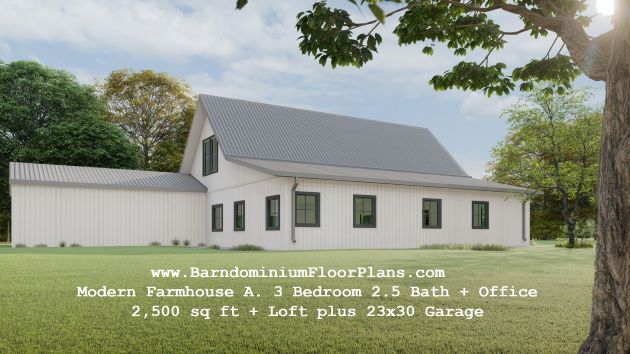 modern-farmhouse-version-a-3d-rendering-backview-3bed-2.5-bath-2500-sq-ft-floor-plan-with-office-plus-loft