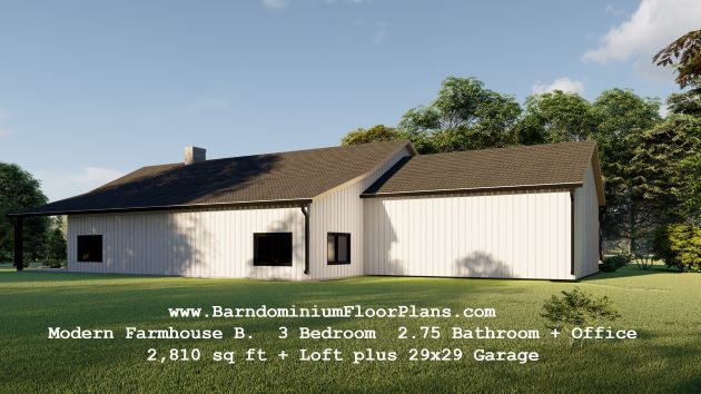 modern-farmhouse-version-b-3d-rendering-backview-3-bed-3-bath-2810-sq-ft-floor-plan-with-office-plus-shop