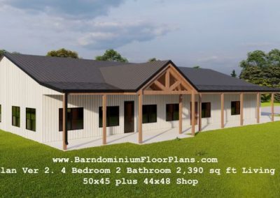 Quinlan-Ver2-4Bedroom-2Bathroom-2390-sqft-Living-Area-50x45-plus-44x48-Shop-3drender