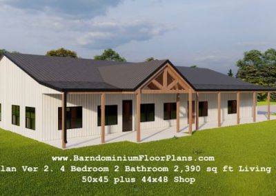 Quinlan-Ver2-4Bedroom-2Bathroom-2390-sqft-Living-Area-50x45-plus-44x48-Shop