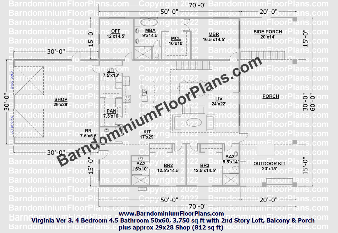 Virginia-version-3-barndominium-50x60-3750-sq-ft-4bed-4.5-bath-Floor-Plan-