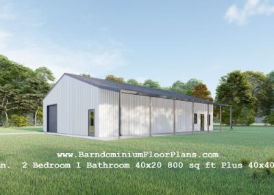 barndominiumfloorplans-autumn-barndominium-frontview-800-sq-ft-floor-plan-2bed-1bath-with-shop