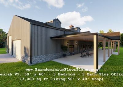 beulah-version2-barndominium-3d-rendering-front-porch-3bed-3bath-3000-sq-ft-floor-plan