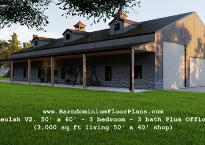 beulah-version2-barndominium-3d-rendering-right-sideview-porch-3bed-3bath-3000-sq-ft-floor-plan