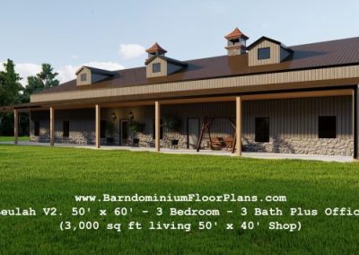 beulah-version2-barndominium-3d-rendering-right-sideview-porch-3bed-3bath-with-office-3000-sq-ft-floor-plan