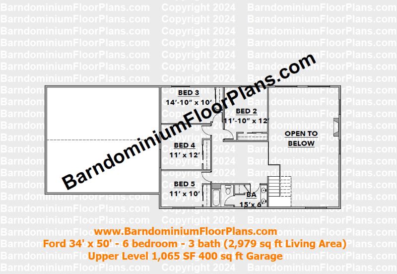 ford-barndominium-3450-6beds-3bath-floor-plan-upper-level