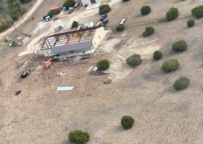 modified-clementie-v3-barndominium-Texas-aerial-view-land