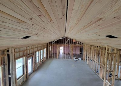 modified-clementie-v3-barndominium-Texas-wood-ceiling-interior