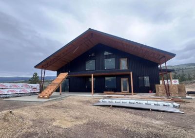 Modified Virginia V3 Barndominium in Montana Exterior Front