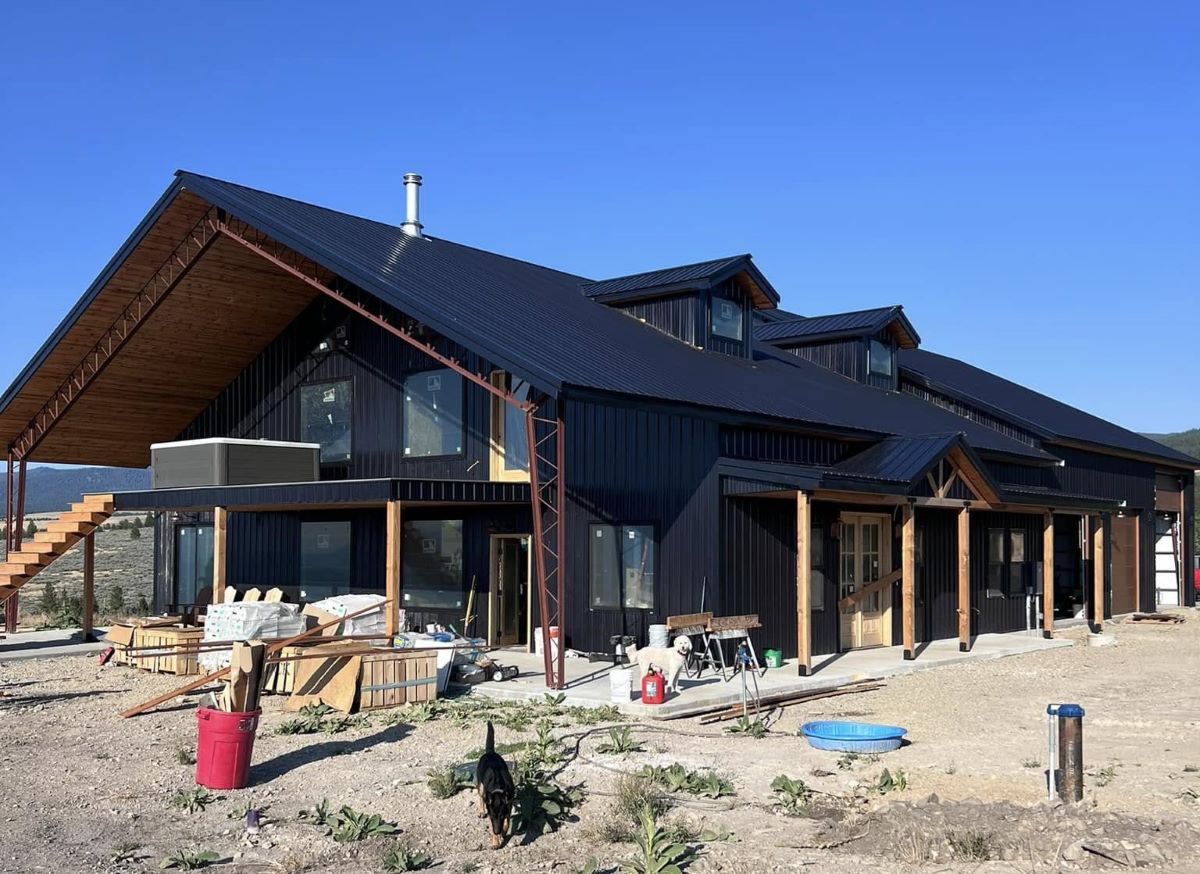 Modified Virginia Version 3 barndominium in Montana