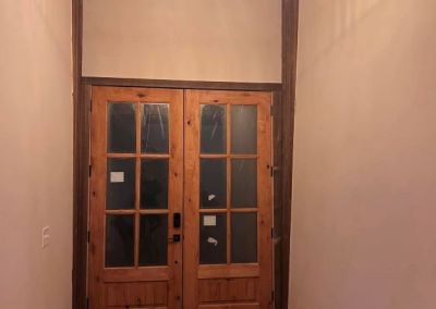 Modified Virginia V3 Barndominium in Montana Interior Main Door
