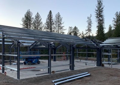 custom floor plan 40x80 living space 3 Bedrooms in Montana Metal Framing Exterior