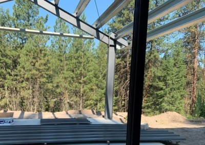 custom floor plan 40x80 living space 3 Bedrooms in Montana Metal Framing exterior