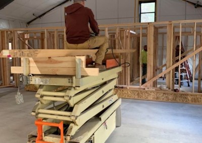 custom floor plan 40x80 living space 3 Bedrooms in Montana Rough Timber Framing Interior