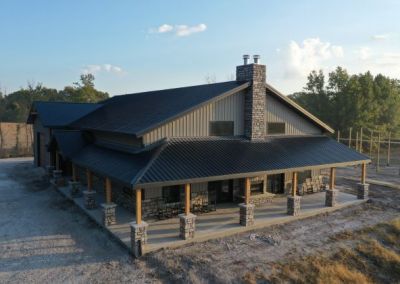 modified Burton version 3 barndominium Missouri